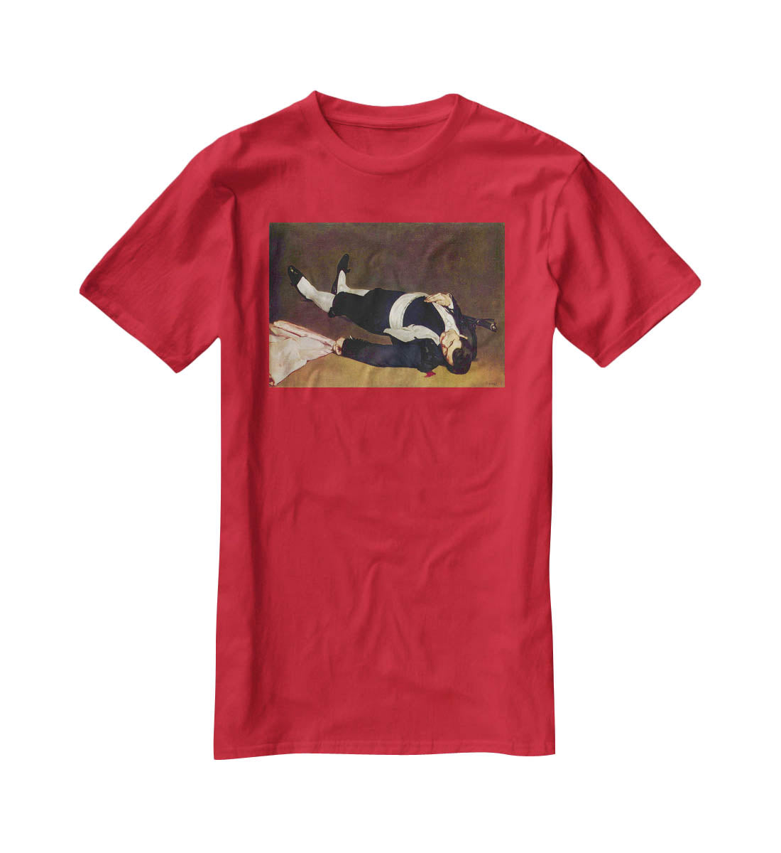 Dead Torero by Manet T-Shirt - Canvas Art Rocks - 4