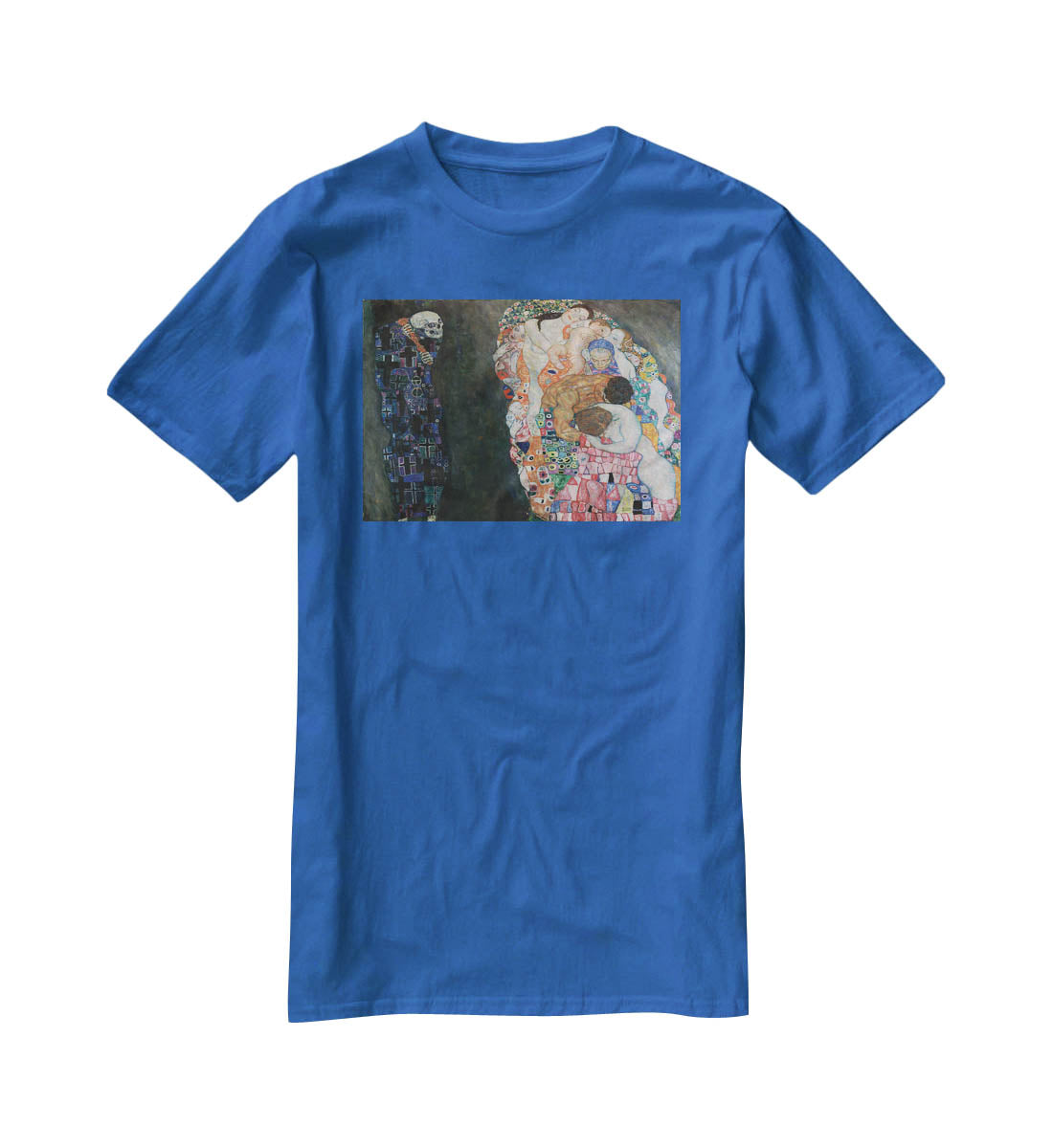 Death and Life by Klimt 2 T-Shirt - Canvas Art Rocks - 2