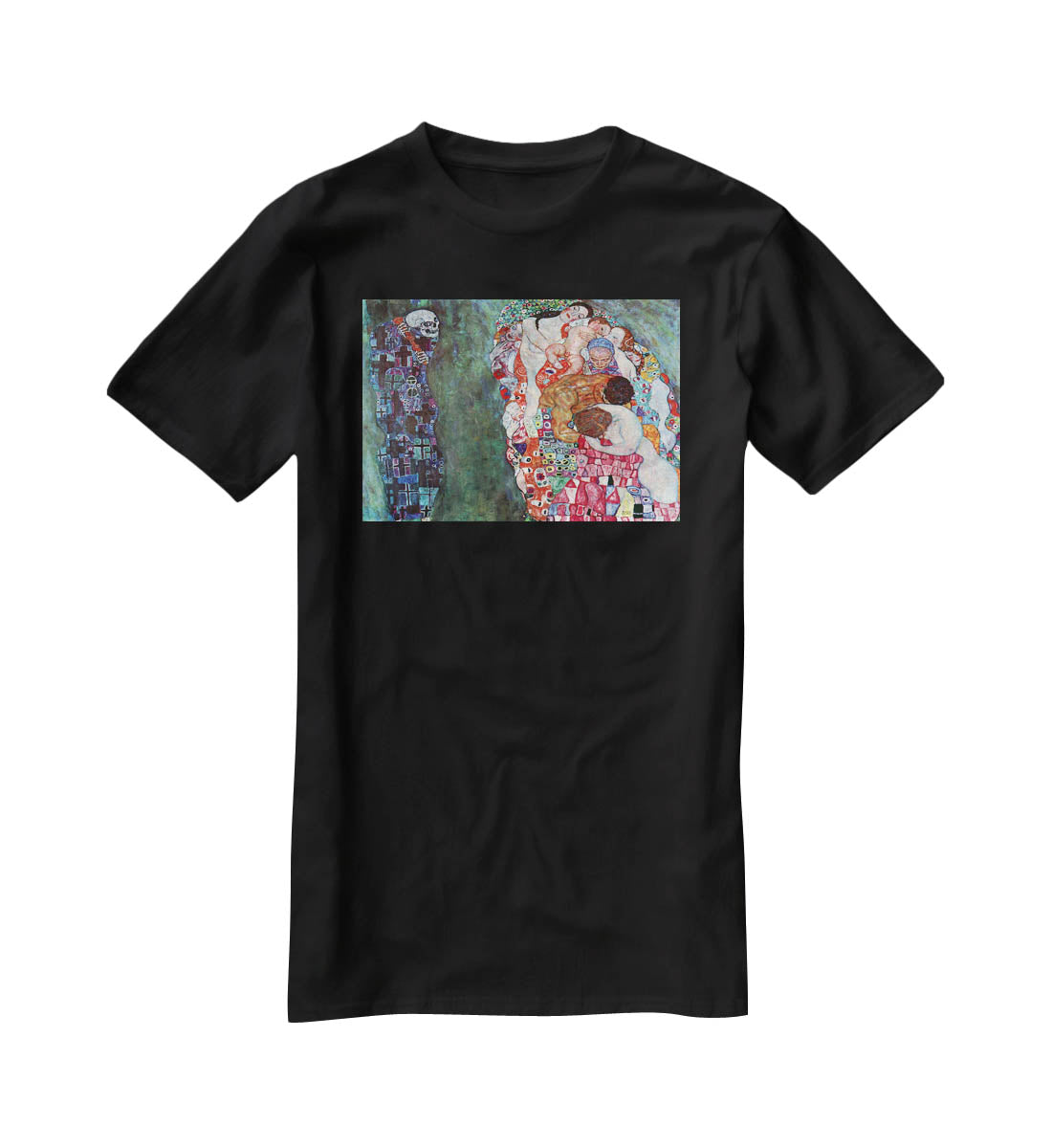 Death and Life by Klimt T-Shirt - Canvas Art Rocks - 1