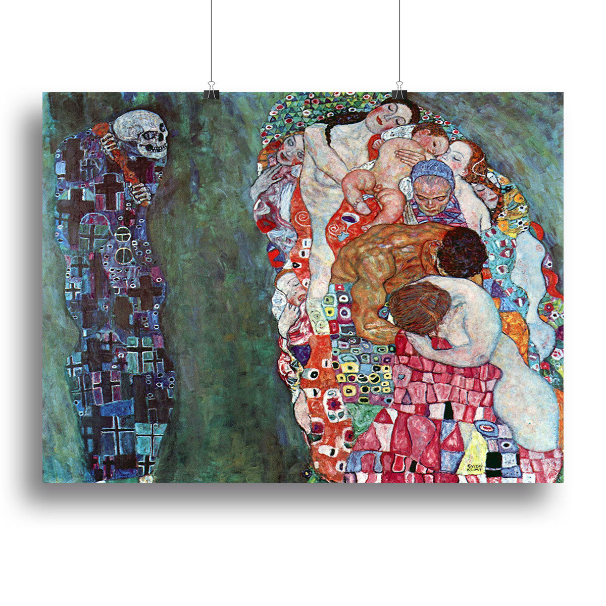 Death and Life by Klimt Canvas Print or Poster - Canvas Art Rocks - 2