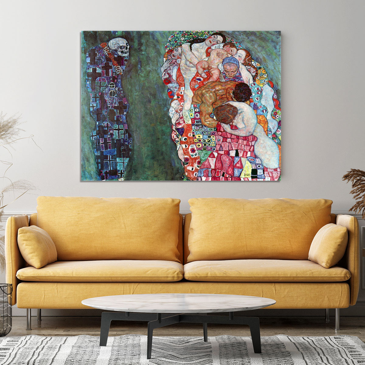 Death and Life by Klimt Canvas Print or Poster - Canvas Art Rocks - 4