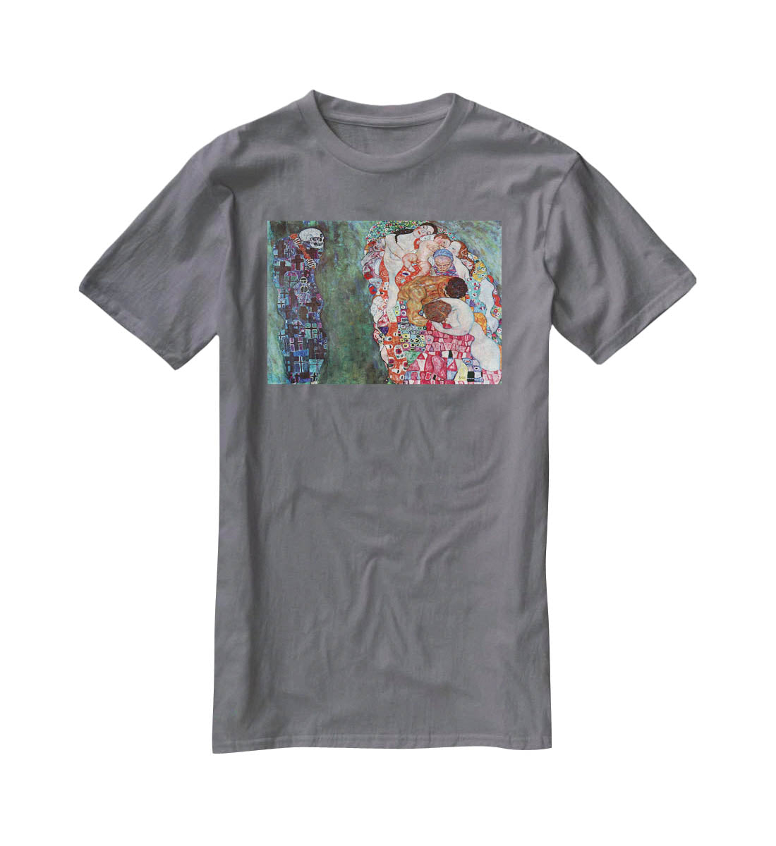 Death and Life by Klimt T-Shirt - Canvas Art Rocks - 3