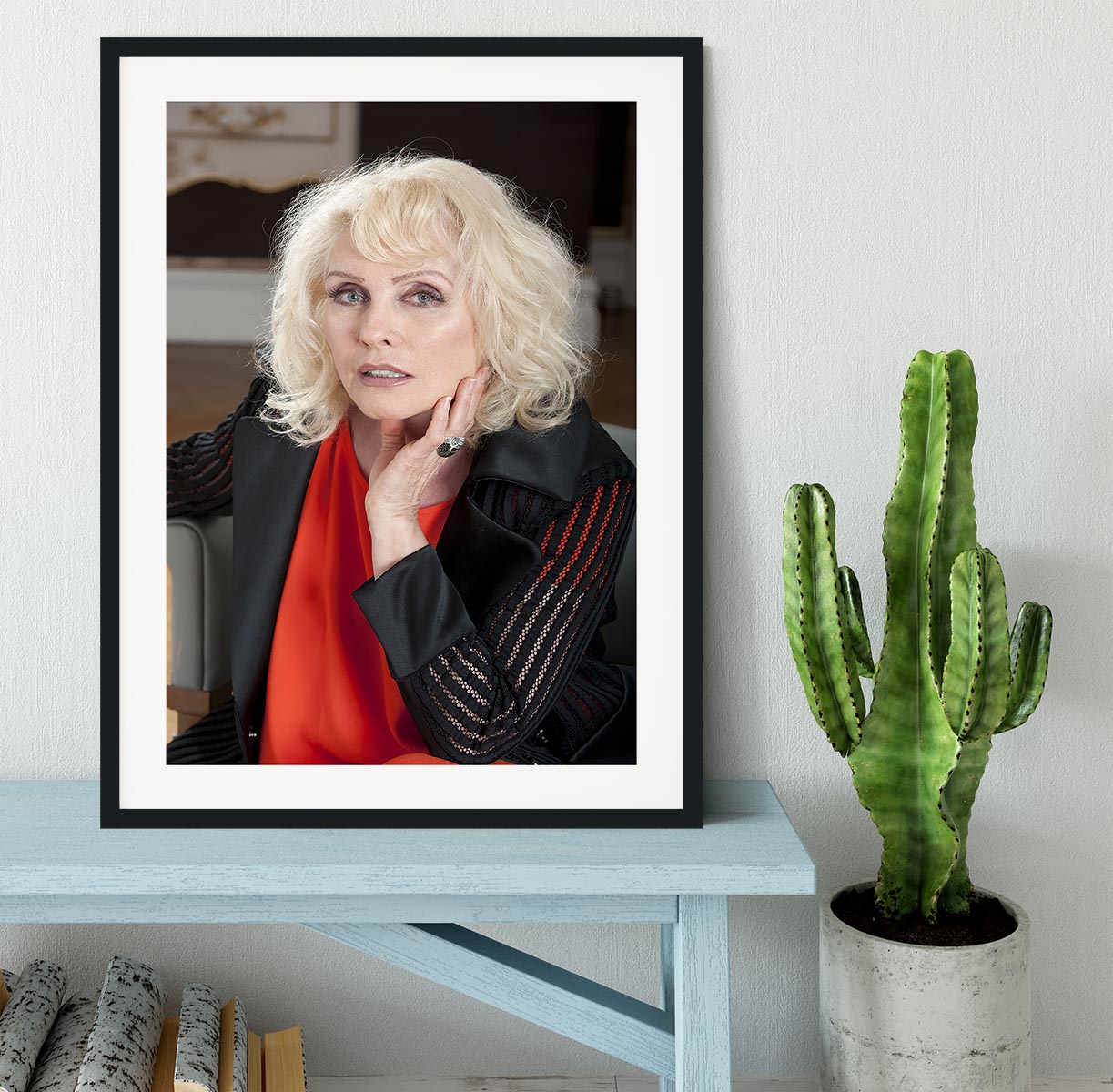 Debbie Harry in 2014 Framed Print - Canvas Art Rocks - 1