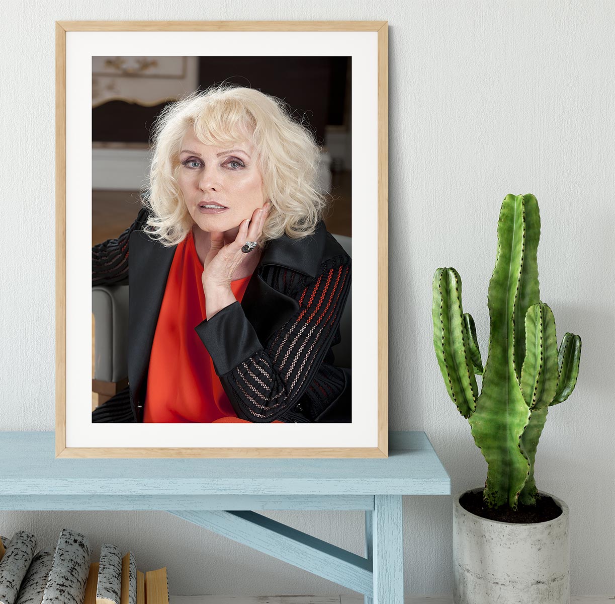 Debbie Harry in 2014 Framed Print - Canvas Art Rocks - 3