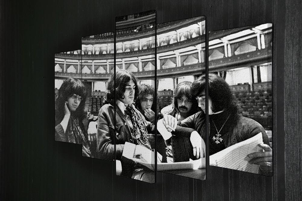 Deep Purple go classical 5 Split Panel Canvas - Canvas Art Rocks - 2