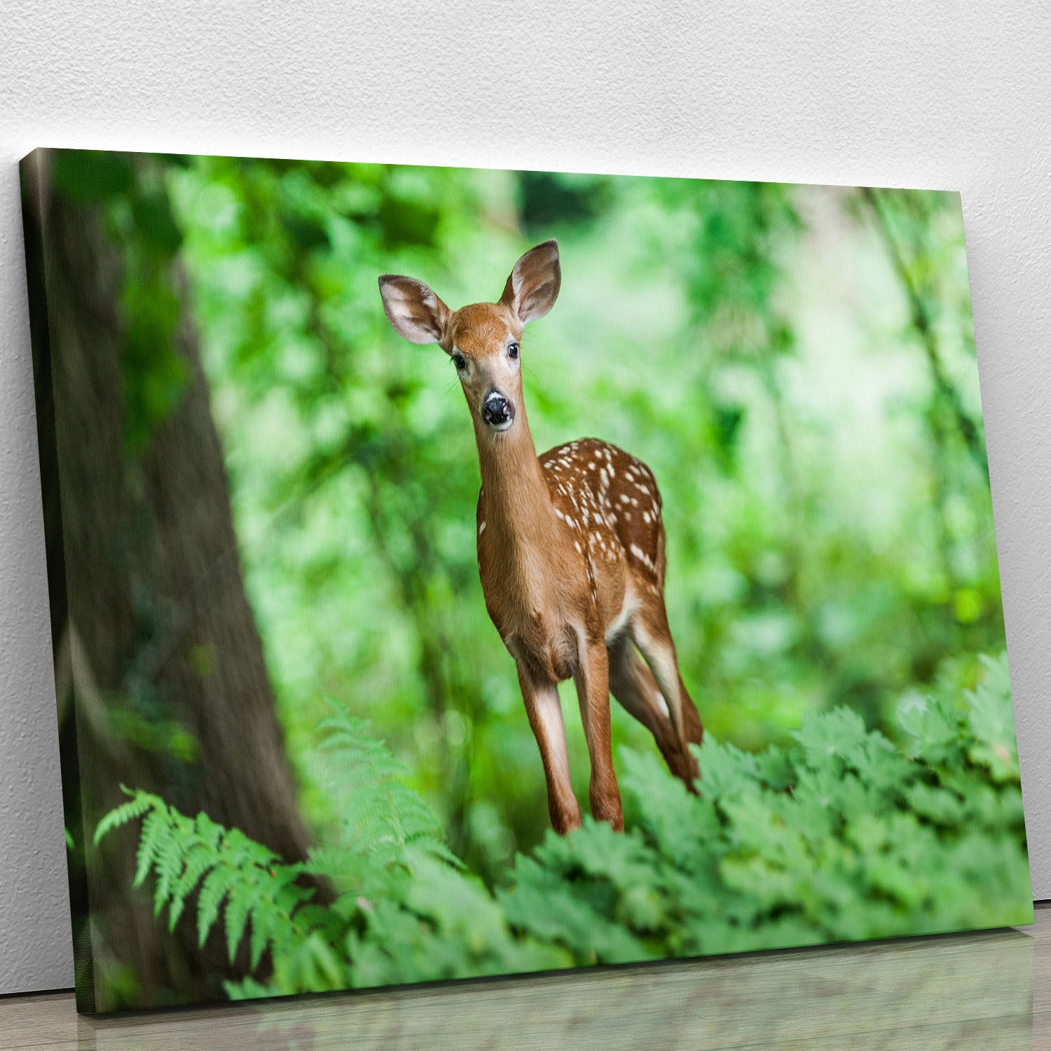Deer In The Forest Canvas Print or Poster - Canvas Art Rocks - 1