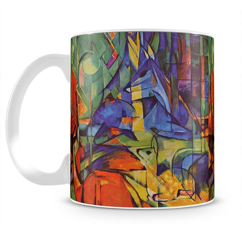 Deer in Forest by Franz Marc Mug - Canvas Art Rocks - 2