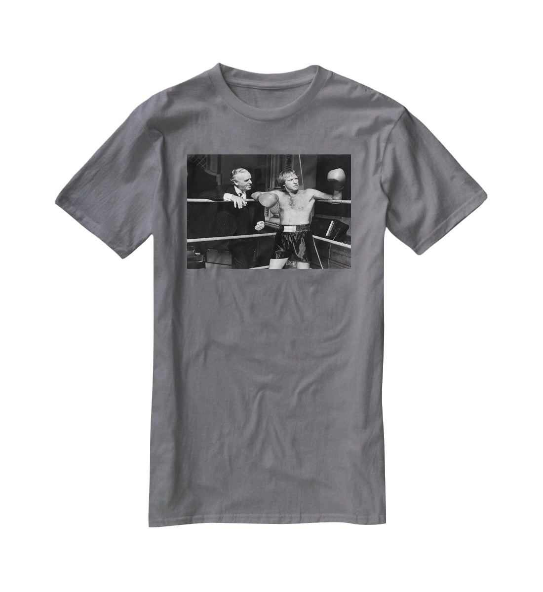 Dennis Waterman and George Cole filming Minder T-Shirt - Canvas Art Rocks - 3