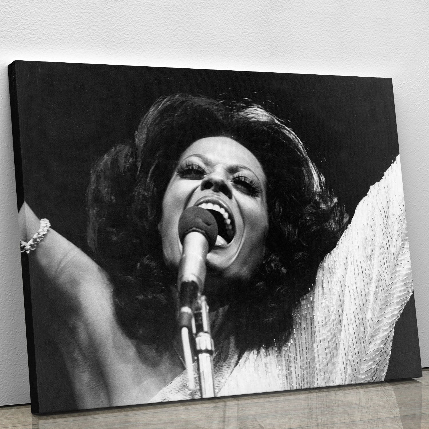 Diana Ross on stage Canvas Print or Poster - Canvas Art Rocks - 1