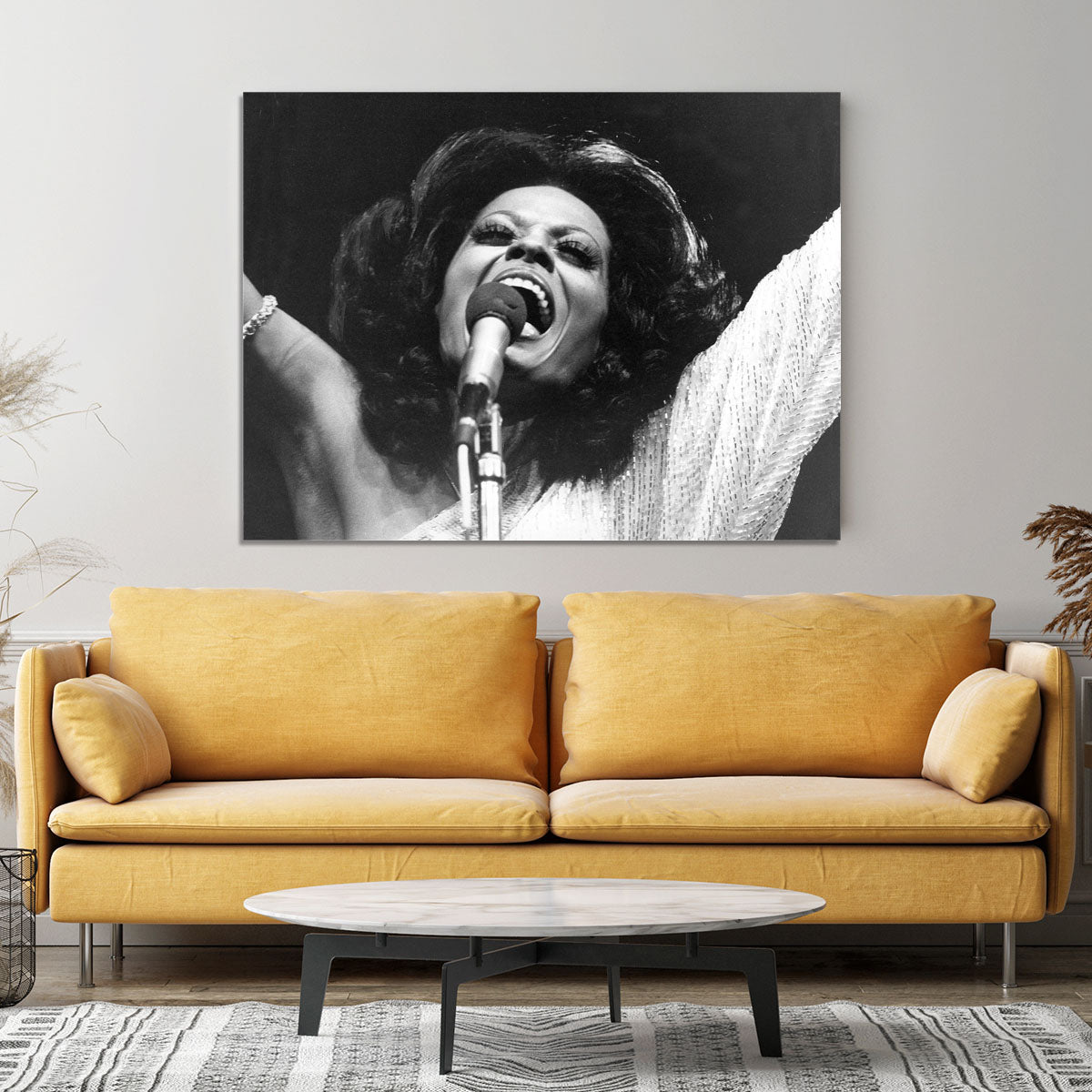 Diana Ross on stage Canvas Print or Poster - Canvas Art Rocks - 4