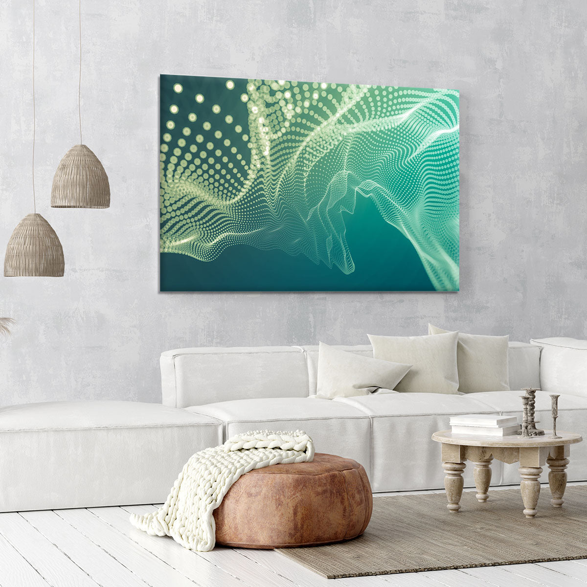 Dimensional Dots Canvas Print or Poster - Canvas Art Rocks - 6