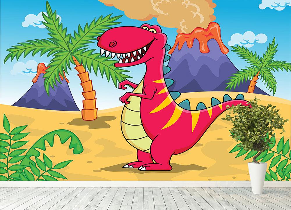 Dinosaur cartoon wallpaper sale