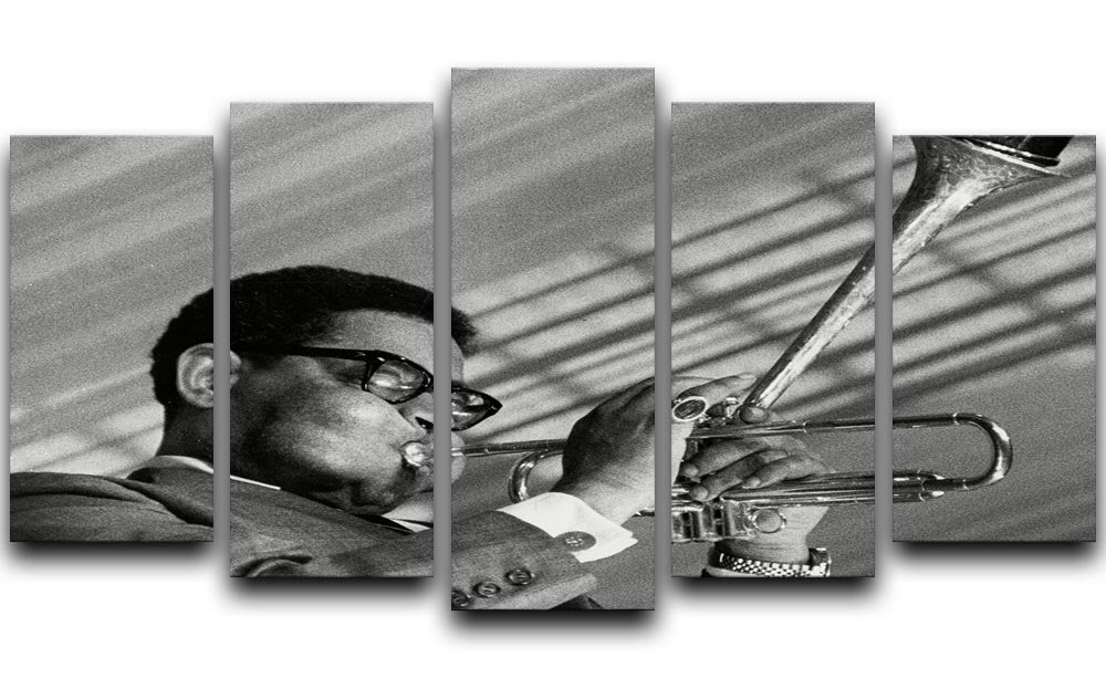 Dizzy Gillespie 5 Split Panel Canvas - Canvas Art Rocks - 1