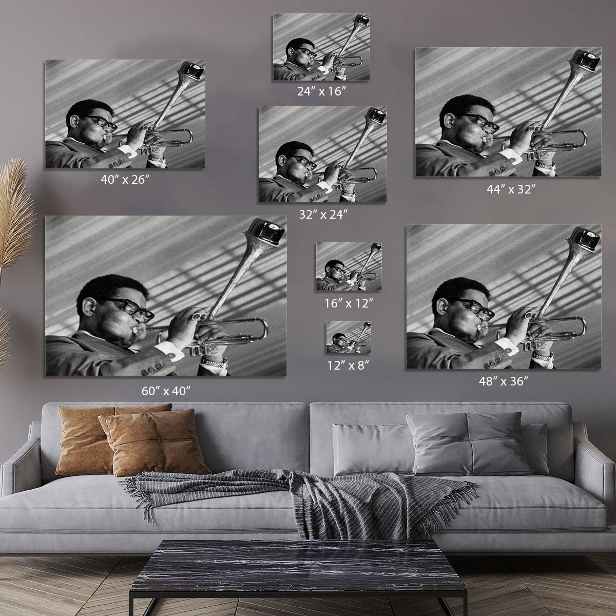 Dizzy Gillespie Canvas Print or Poster - Canvas Art Rocks - 7