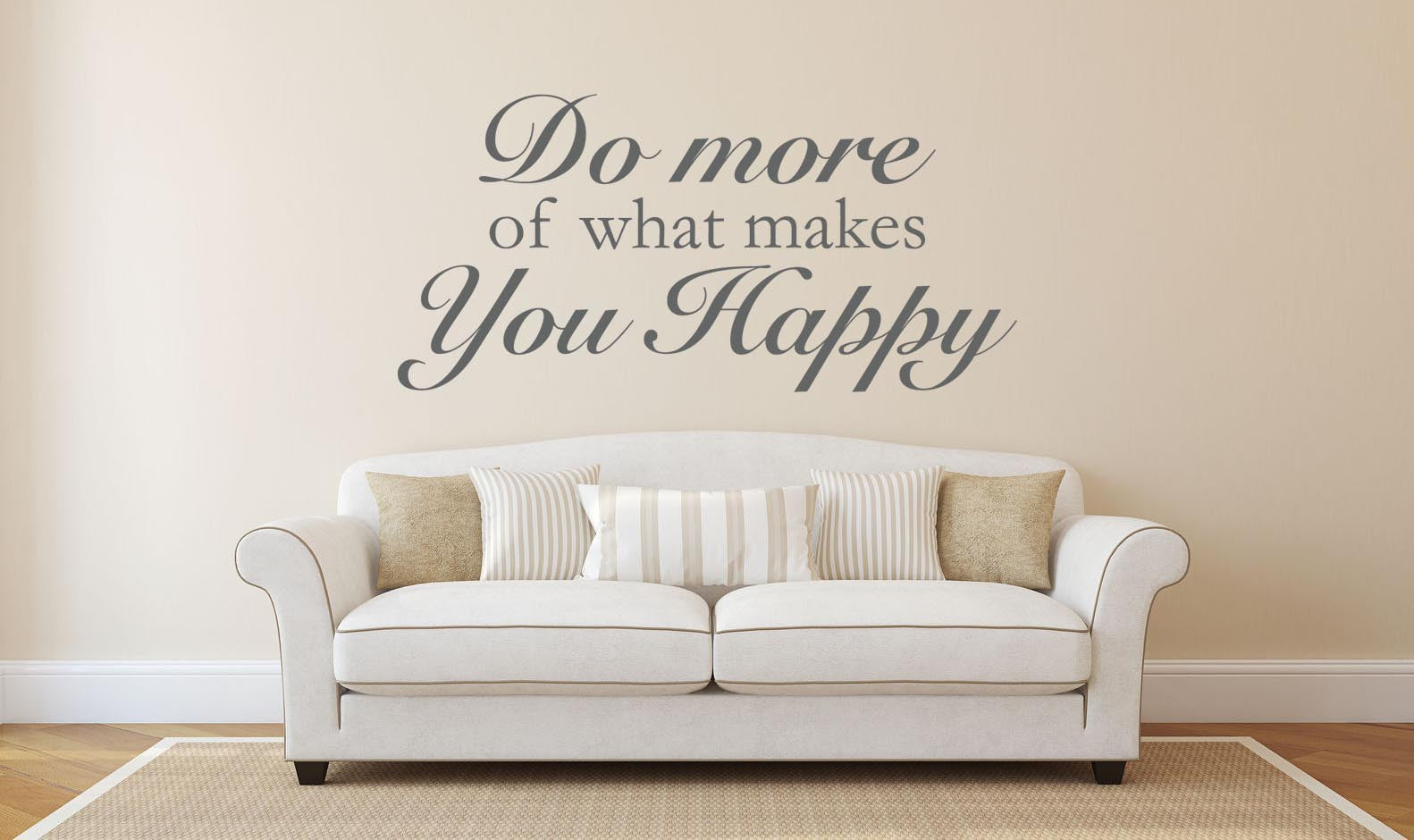 Do More Of What Makes You Happy Wall Sticker - Canvas Art Rocks - 1