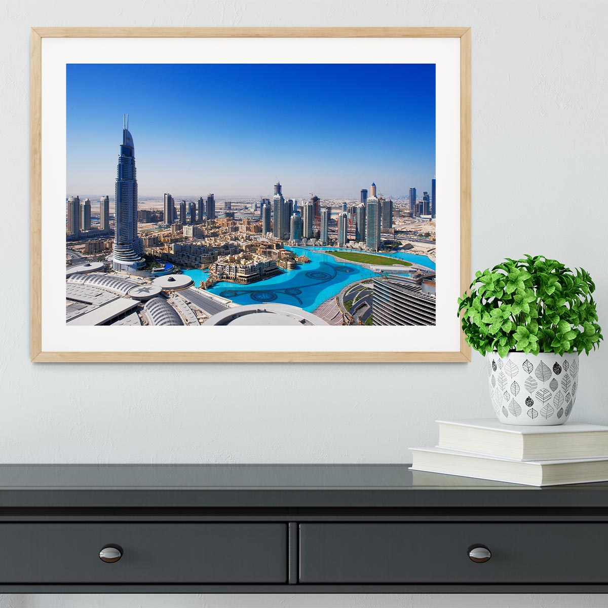 Downtown Dubai Framed Print - Canvas Art Rocks - 3
