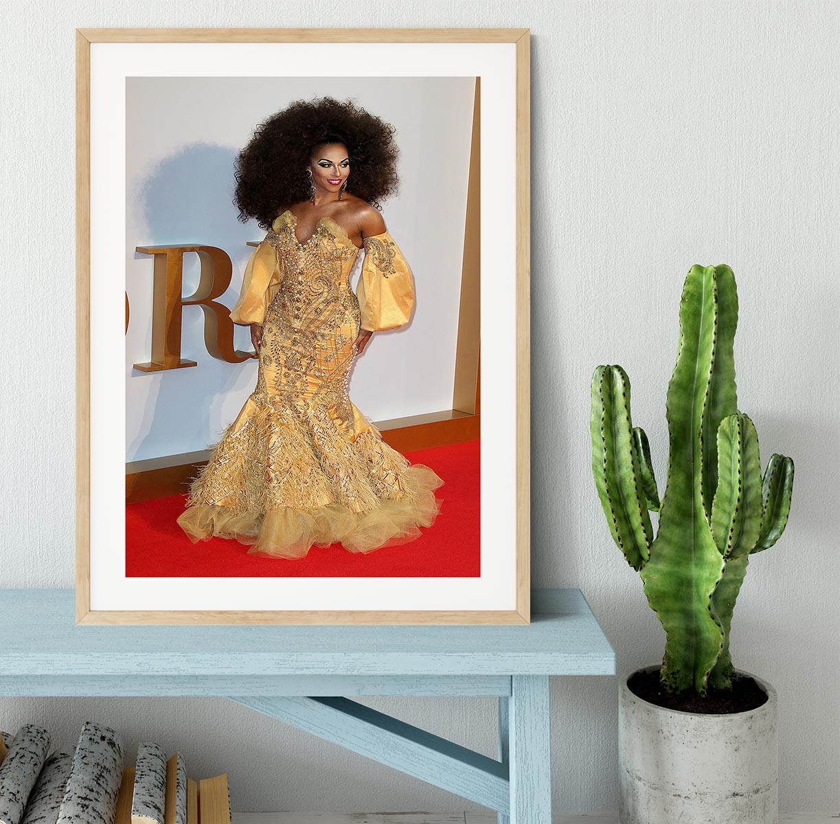 Drag Queen Shangela Laquifa Wadley Framed Print - Canvas Art Rocks - 3
