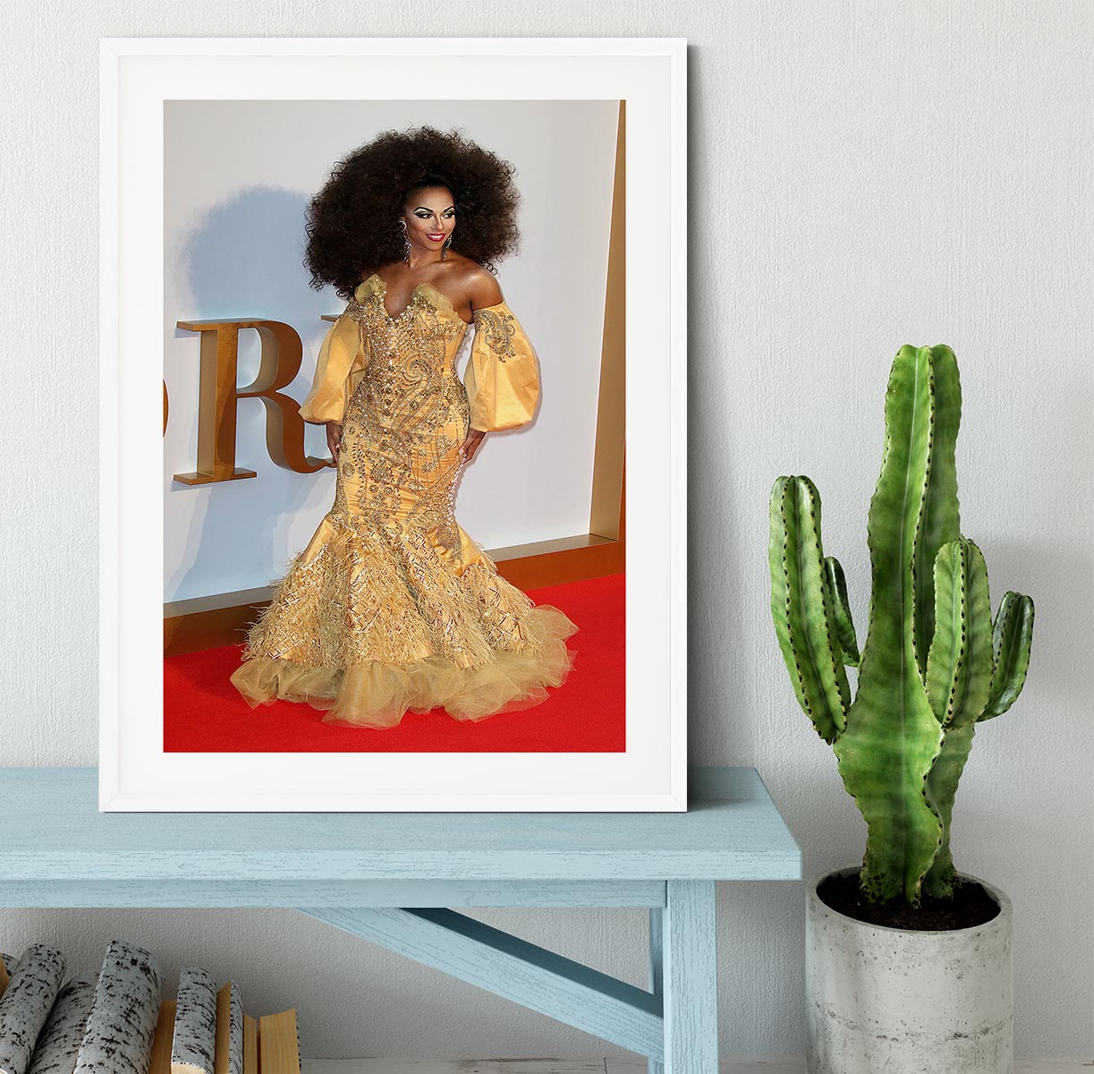 Drag Queen Shangela Laquifa Wadley Framed Print - Canvas Art Rocks - 5