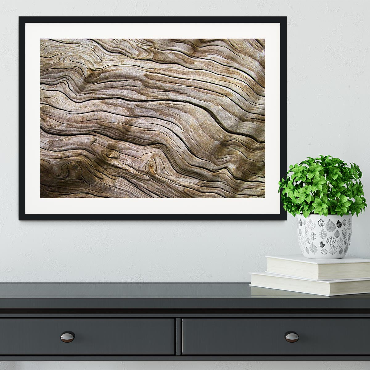 Driftwood Framed Print - Canvas Art Rocks - 1