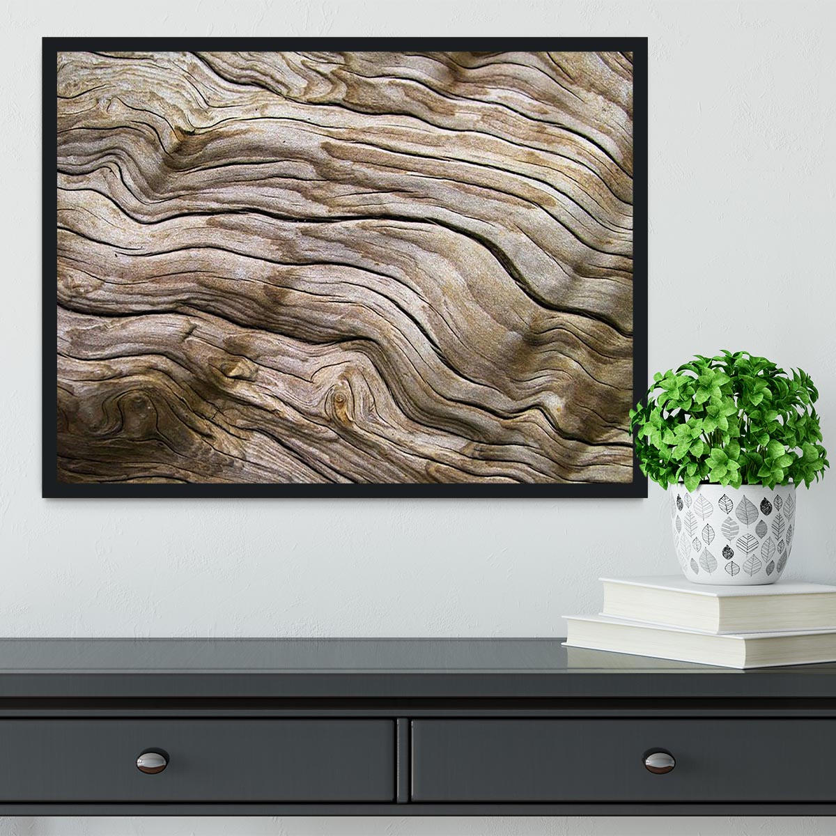 Driftwood Framed Print - Canvas Art Rocks - 2