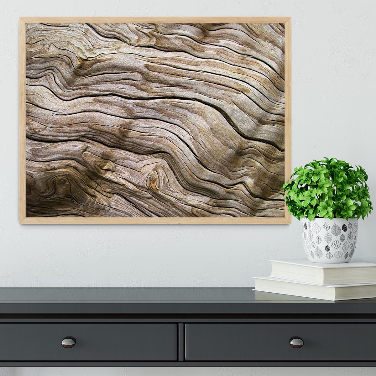 Driftwood Framed Print - Canvas Art Rocks - 4