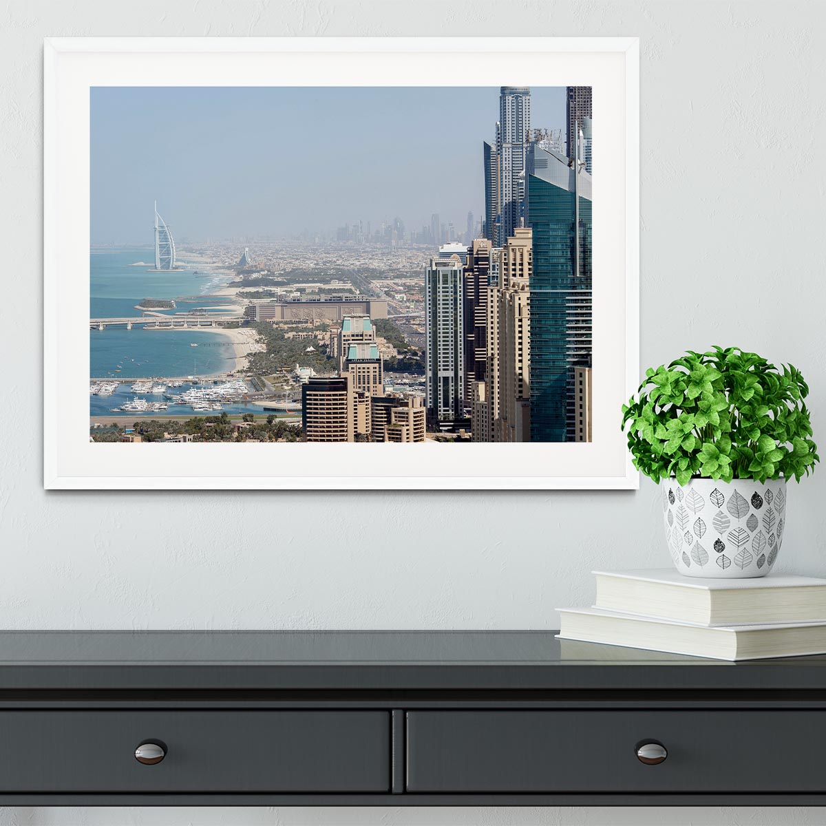 Dubai City Framed Print - Canvas Art Rocks - 5