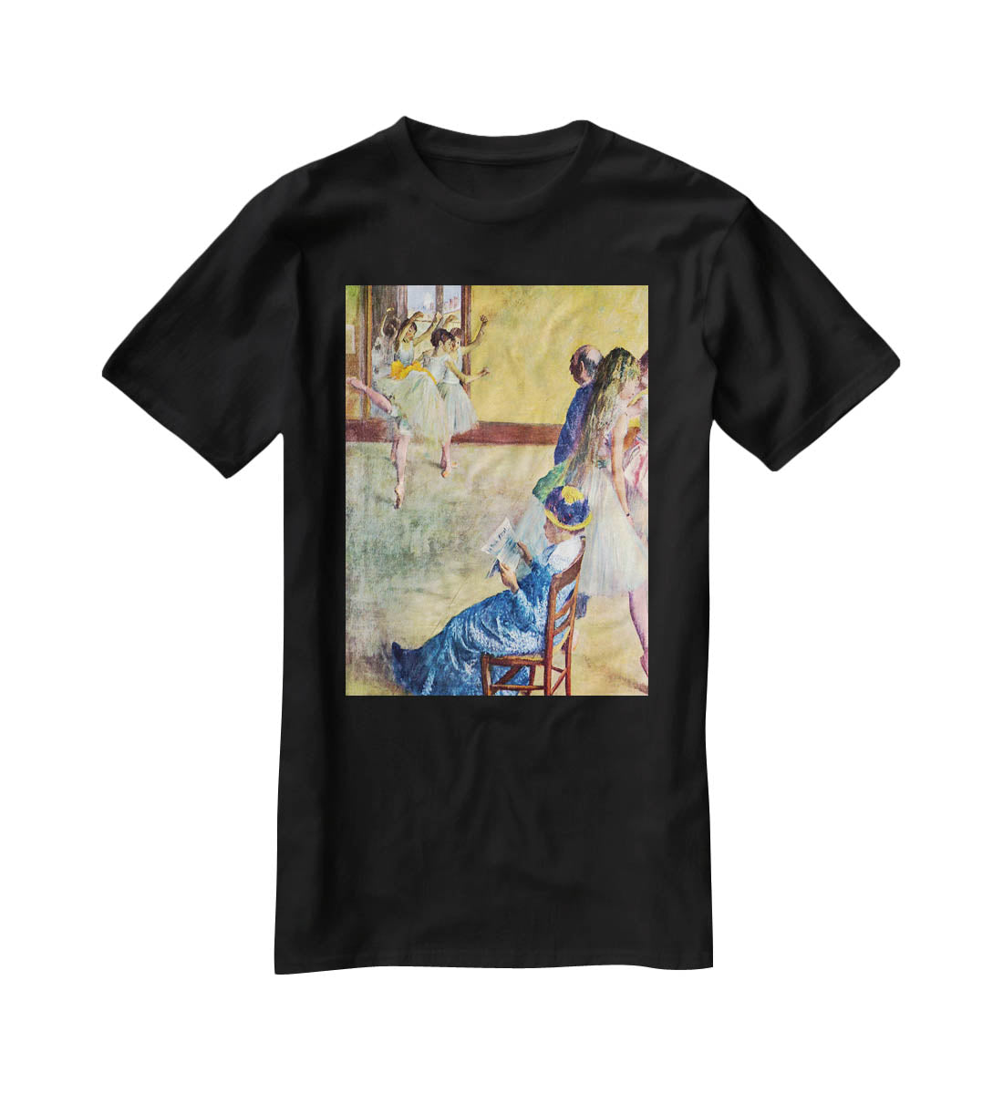 During the dance lessons Madame Cardinal by Degas T-Shirt - Canvas Art Rocks - 1