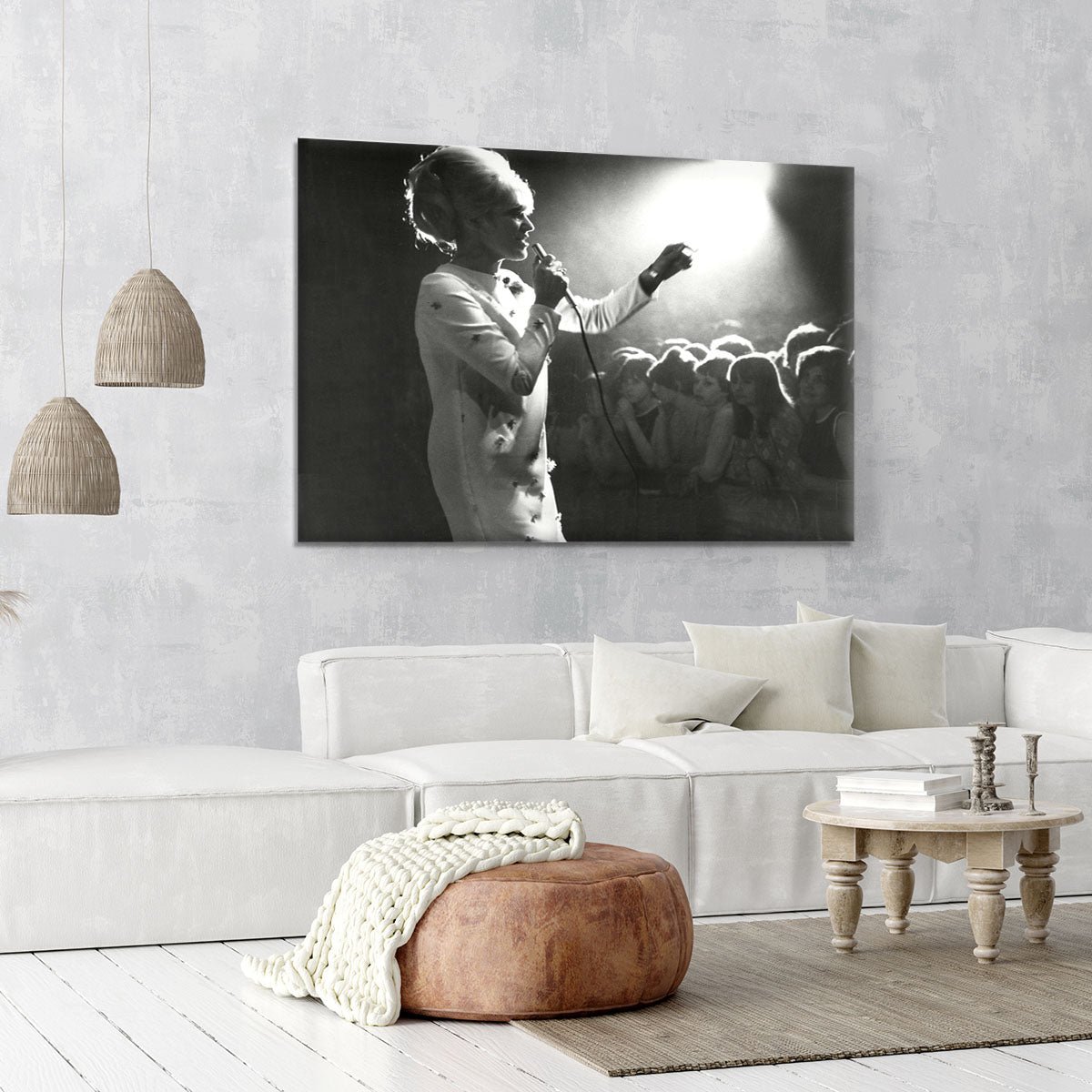 Dusty Springfield in the light Canvas Print or Poster - Canvas Art Rocks - 6