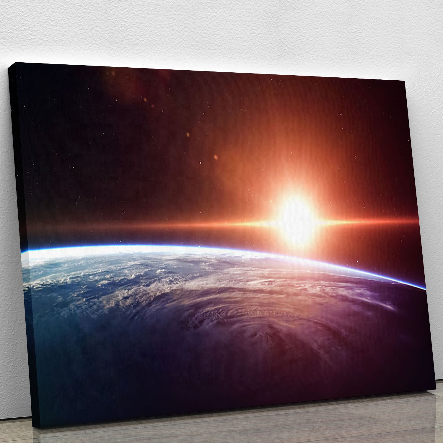 Earth Sunrise Canvas Print or Poster - Canvas Art Rocks - 1
