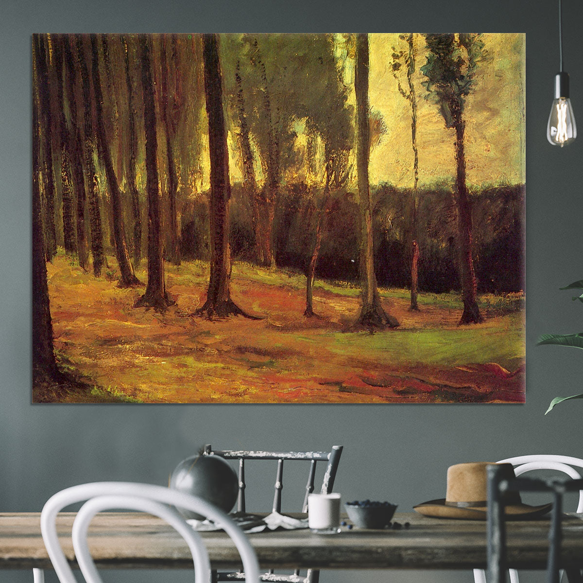 Edge of a Wood by Van Gogh Canvas Print or Poster - Canvas Art Rocks - 3