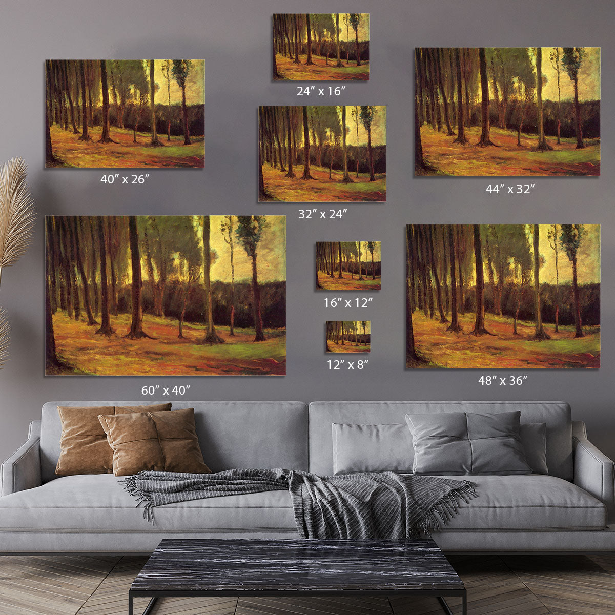 Edge of a Wood by Van Gogh Canvas Print or Poster - Canvas Art Rocks - 7
