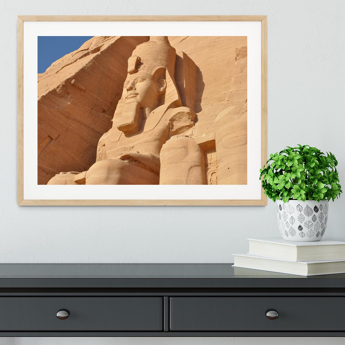 Egypt Sculpture Framed Print - Canvas Art Rocks - 3