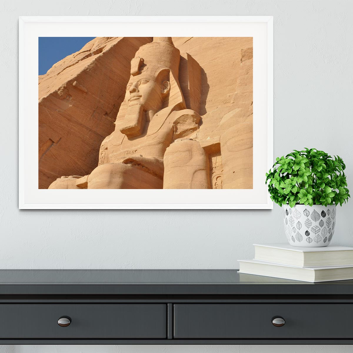Egypt Sculpture Framed Print - Canvas Art Rocks - 5