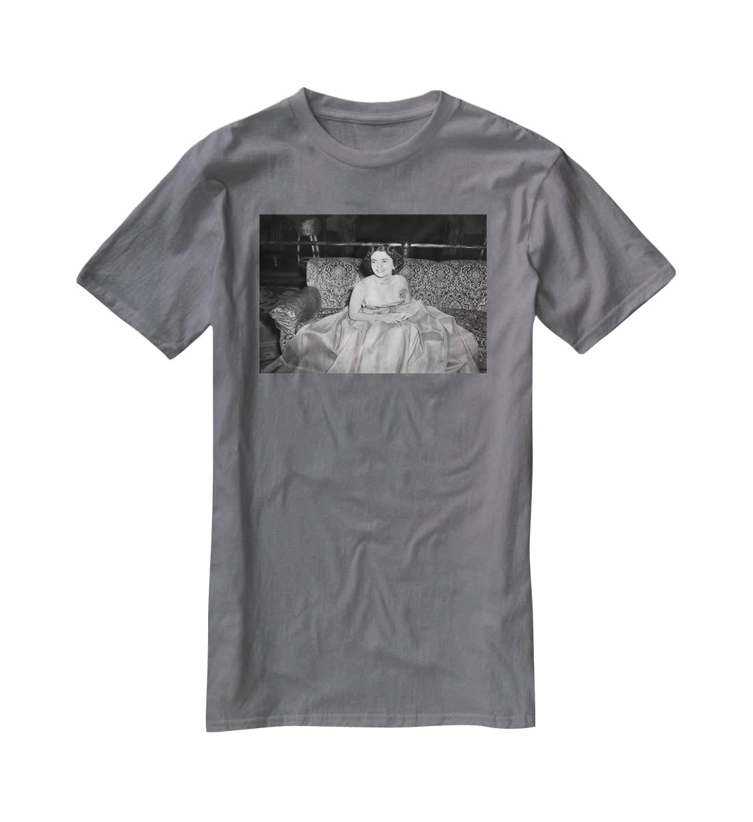 Elizabeth Taylor In A Dress T-Shirt - Canvas Art Rocks - 3