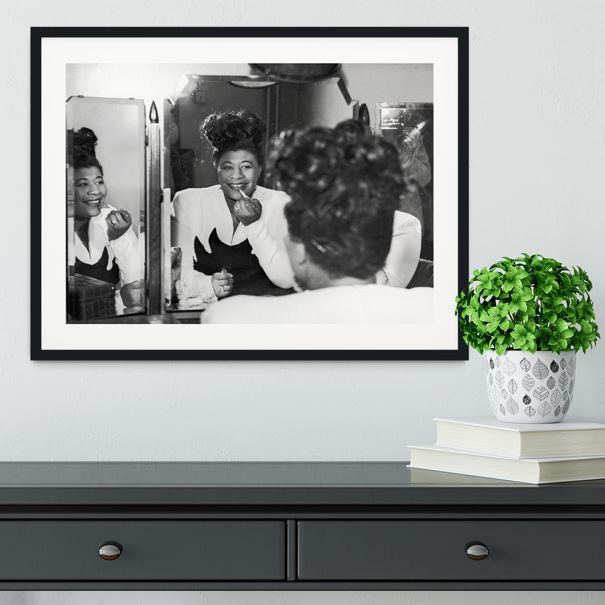 Ella Fitzgerald 2 Framed Print - Canvas Art Rocks - 1