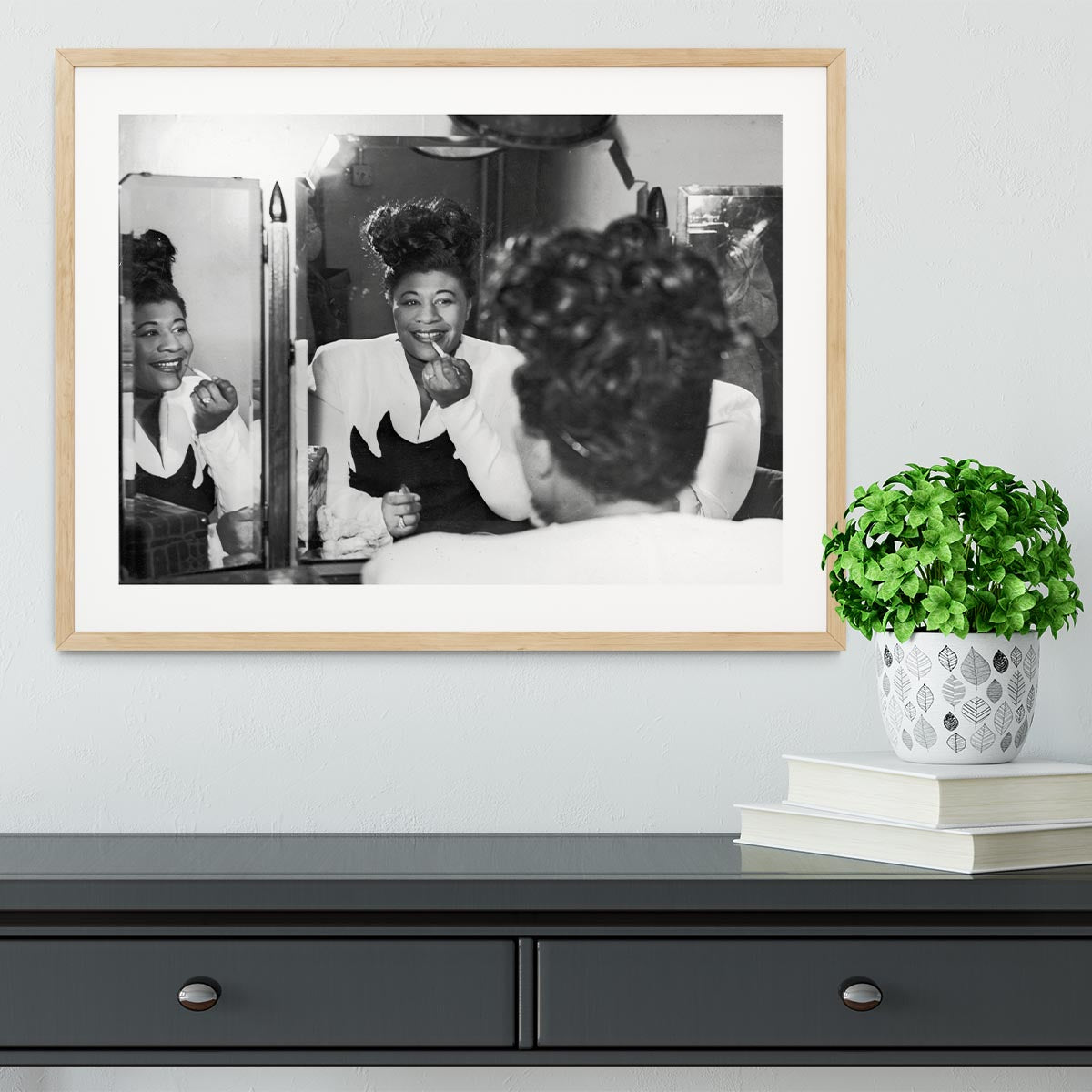 Ella Fitzgerald 2 Framed Print - Canvas Art Rocks - 3