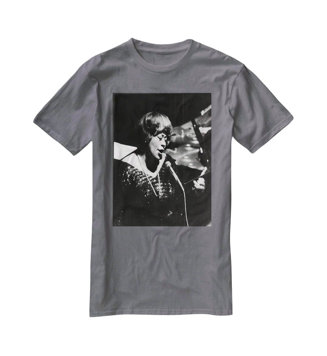 Ella Fitzgerald T-Shirt - Canvas Art Rocks - 3