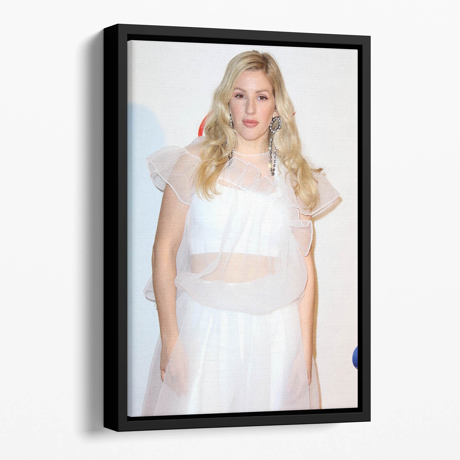 Ellie Goulding Floating Framed Canvas