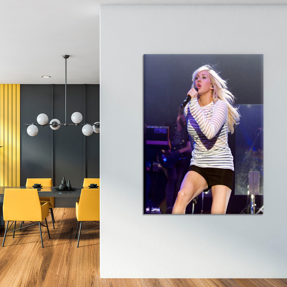Ellie Goulding on stage Canvas Print or Poster - Canvas Art Rocks - 4