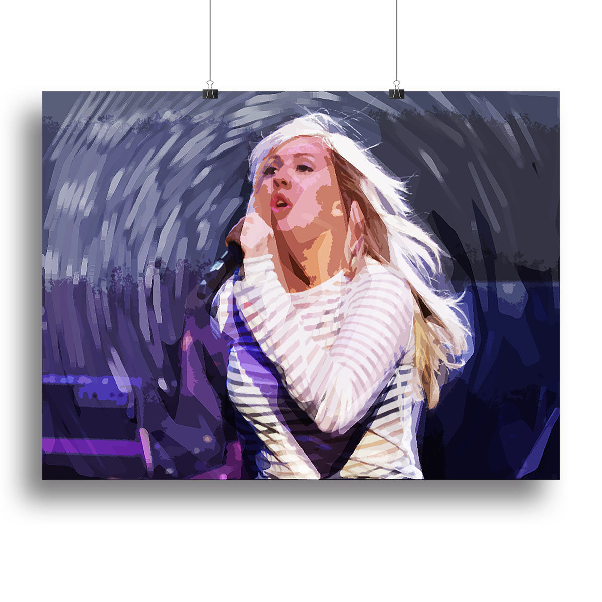 Ellie Goulding on stage Pop Art Canvas Print or Poster - Canvas Art Rocks - 2
