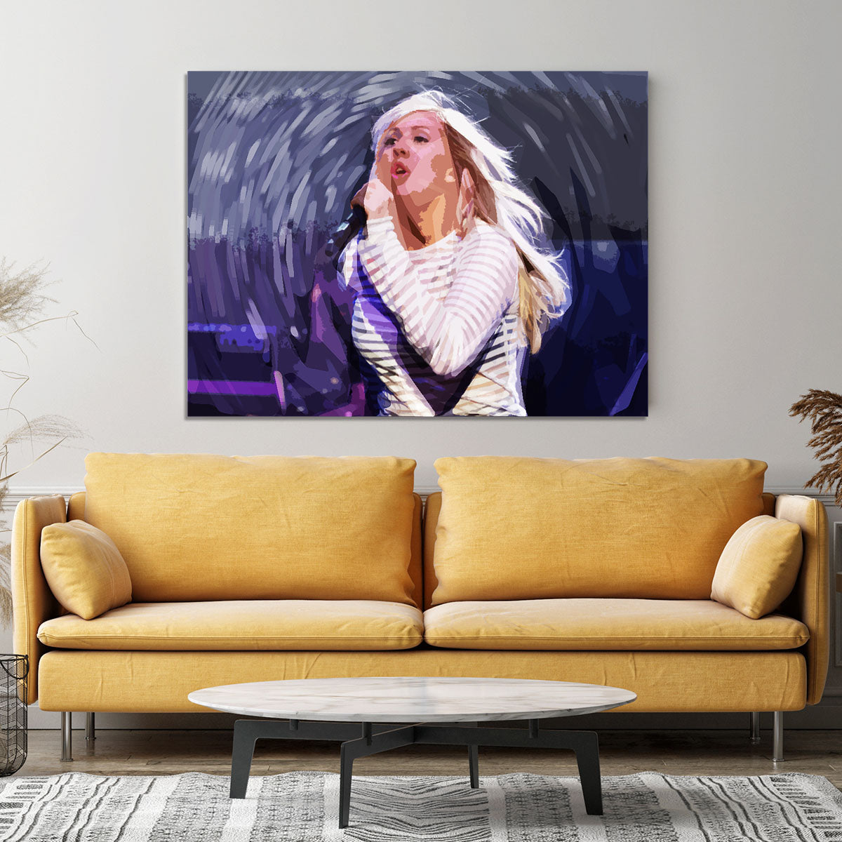 Ellie Goulding on stage Pop Art Canvas Print or Poster - Canvas Art Rocks - 4