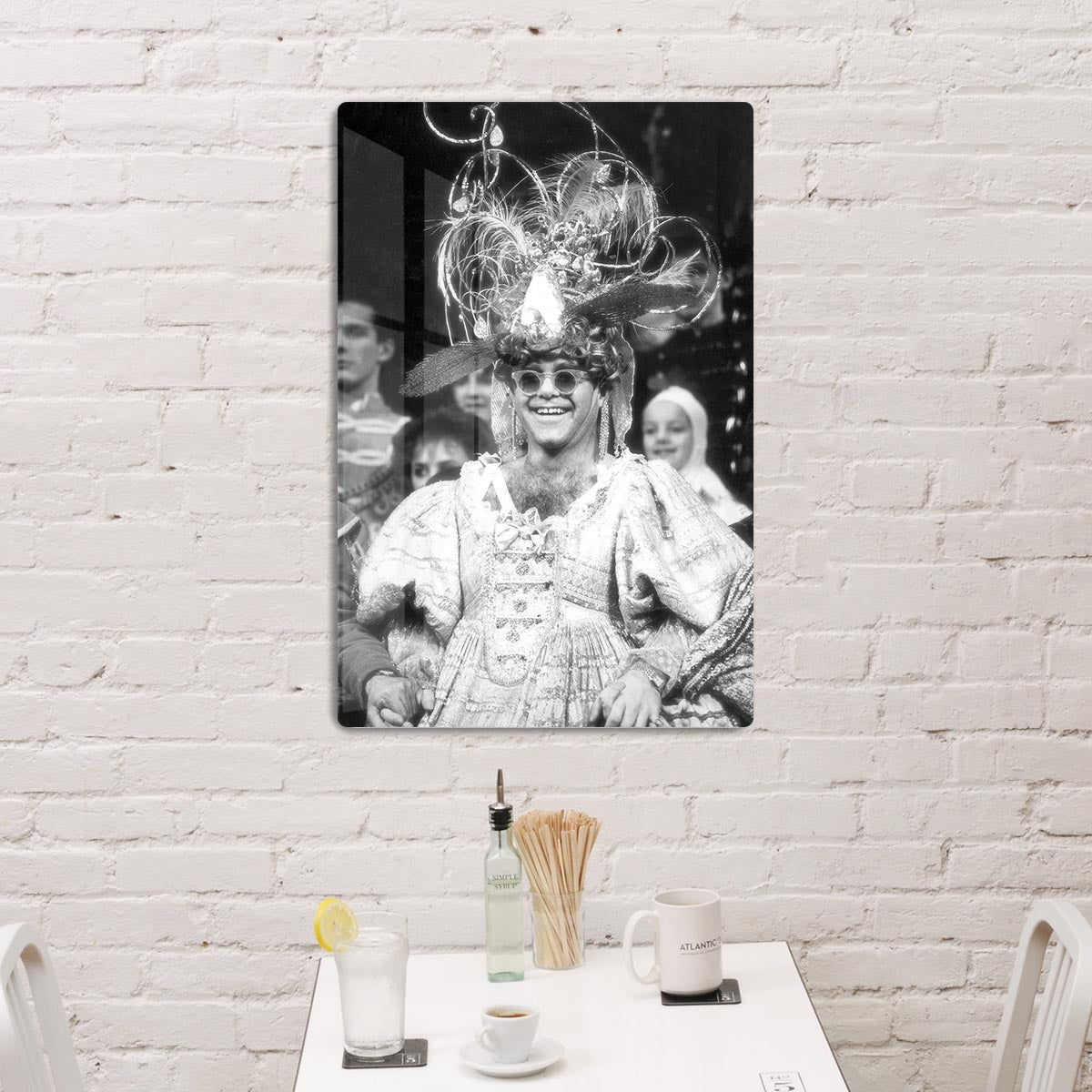 Elton John as a panto dame HD Metal Print - Canvas Art Rocks - 3