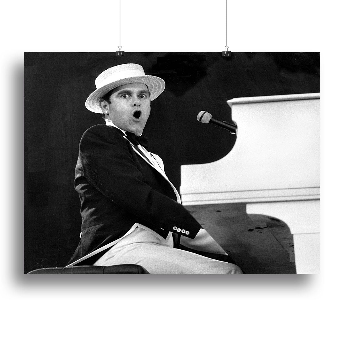 Elton John at Wembley 1984 Canvas Print or Poster - Canvas Art Rocks - 2