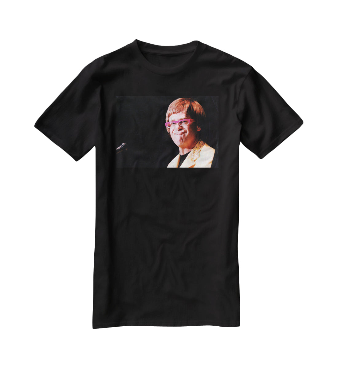 Elton John at Wembley 1992 T-Shirt - Canvas Art Rocks - 1
