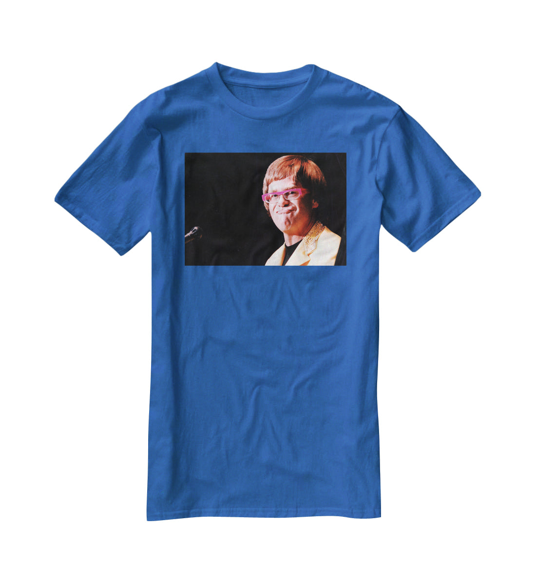 Elton John at Wembley 1992 T-Shirt - Canvas Art Rocks - 2