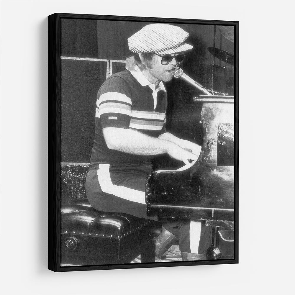 Elton John at the piano HD Metal Print