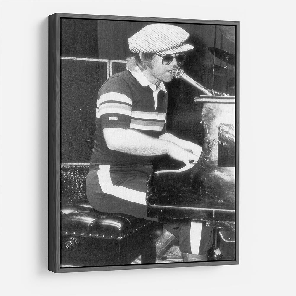 Elton John at the piano HD Metal Print