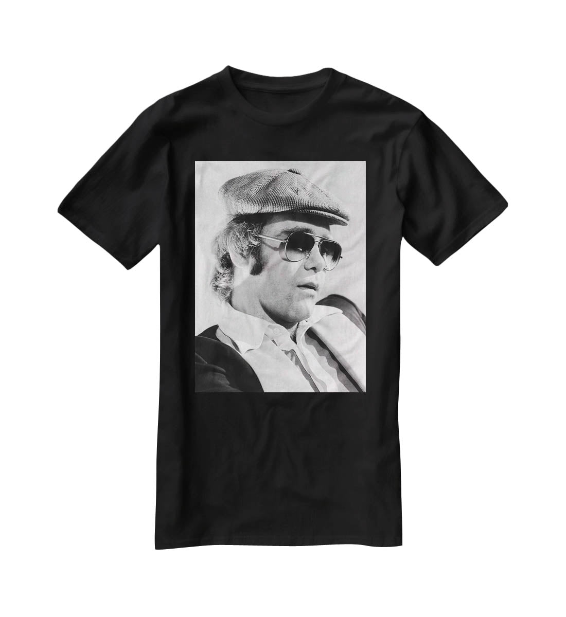Elton John in 1977 T-Shirt - Canvas Art Rocks - 1
