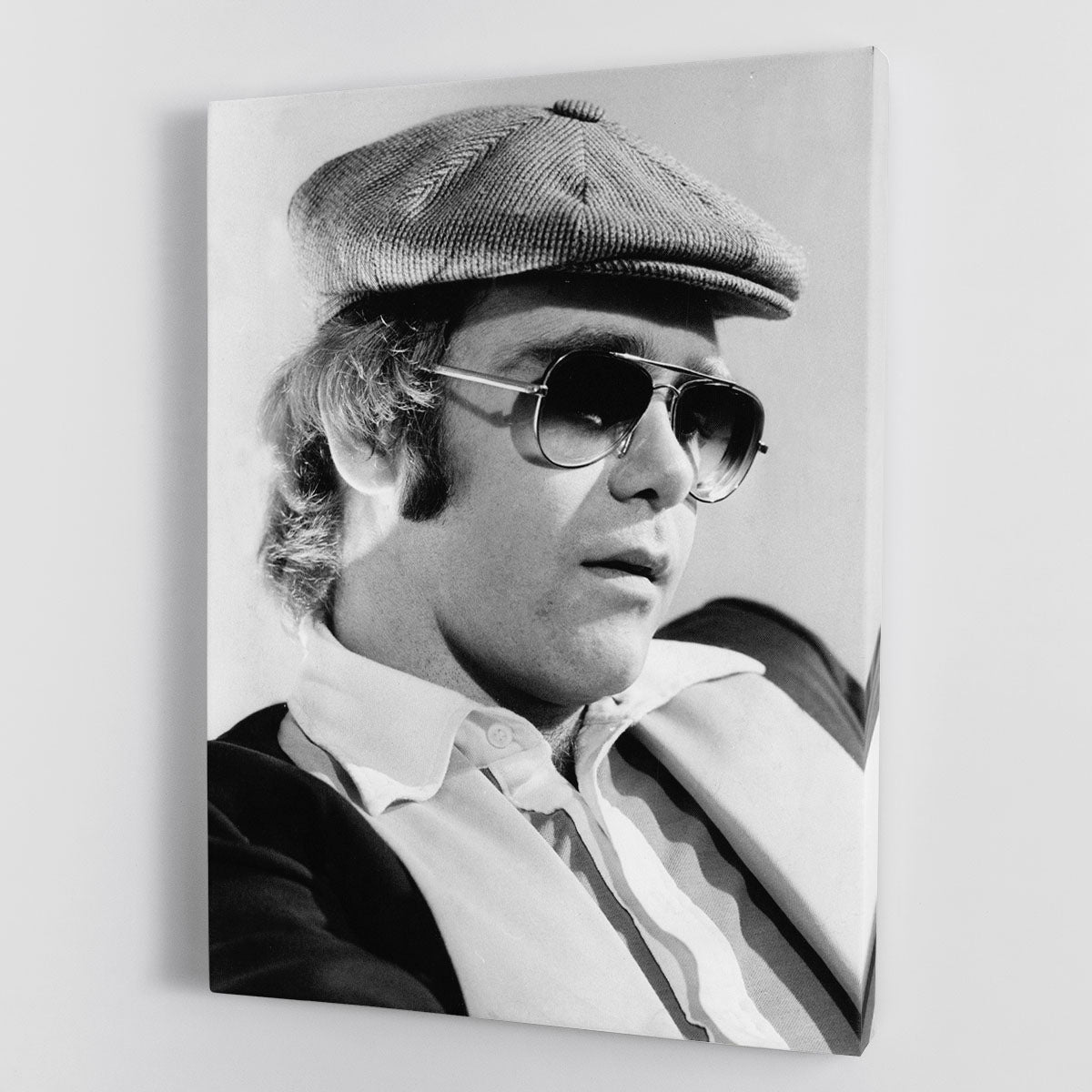 Elton John in 1977 Canvas Print or Poster - Canvas Art Rocks - 1