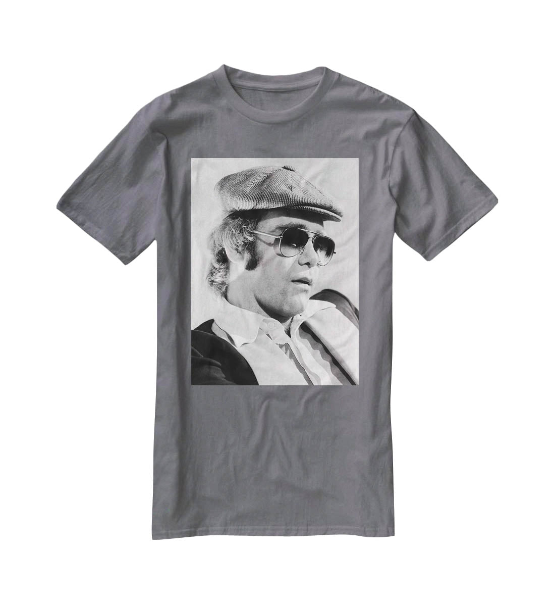 Elton John in 1977 T-Shirt - Canvas Art Rocks - 3